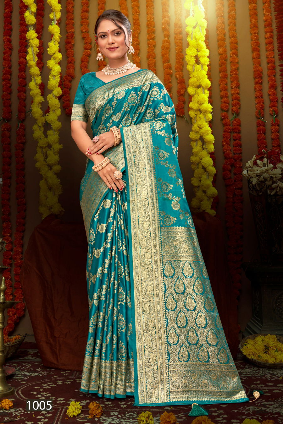 Milan Satin Silk Vol 2 By Saroj Satin Silk Designer Sarees Wholesale Shop In Surat	